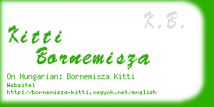 kitti bornemisza business card